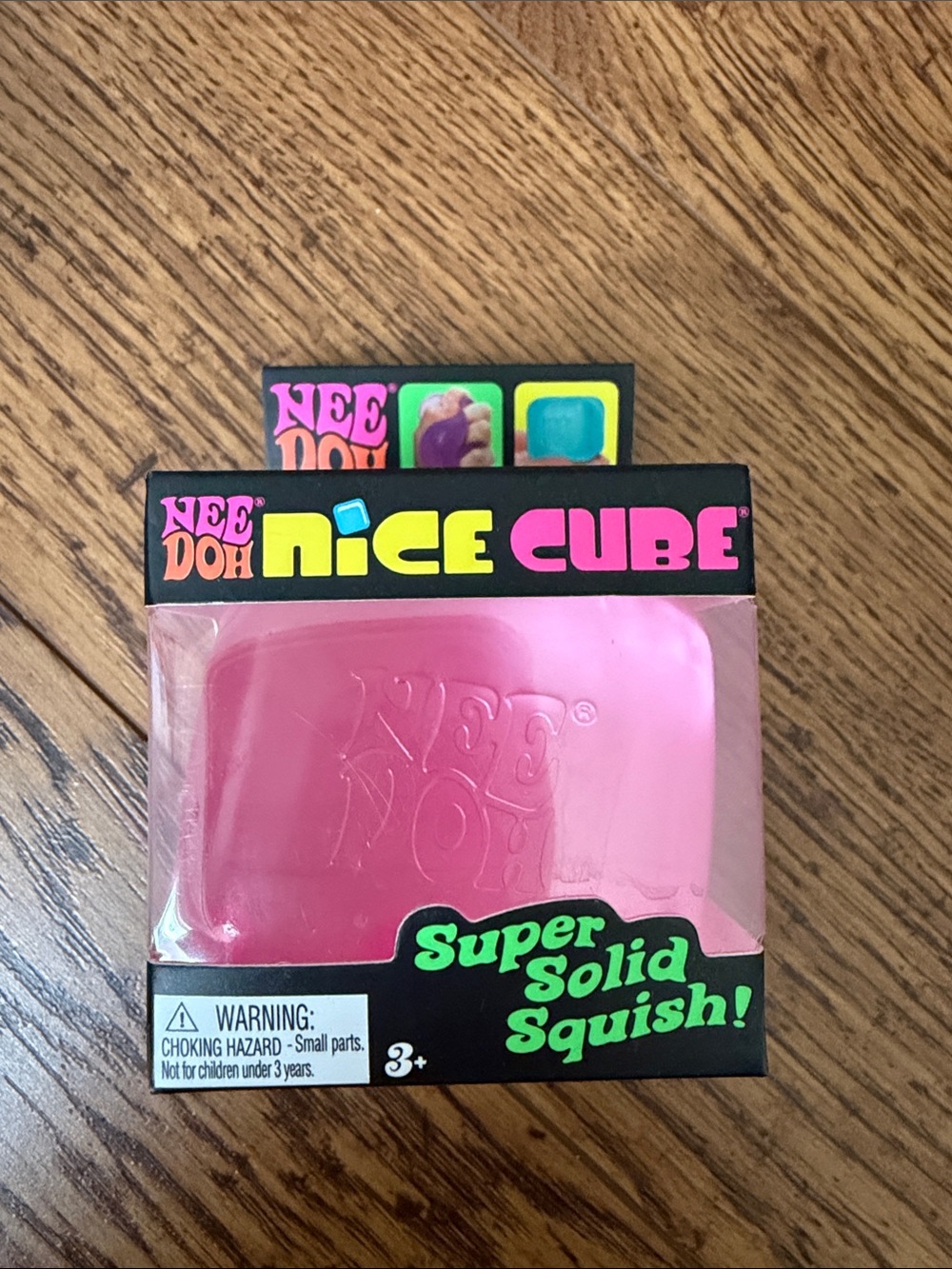 Nice Cube Pink Super Solid Squish Kids Toy - sealed